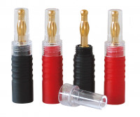 Dynavox High-End Bananenfederstecker-Set 2 x rot / 2 x schwarz Dynavox High-End Bananenfederstecker-Set 2 x rot / 2 x schwarz