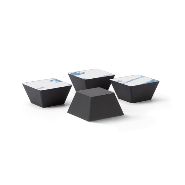 Dynavox Silikon-Elastomer Dämpfer EDS20 4er-Set, Form 3D-Trapez