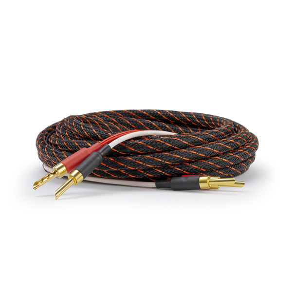 Dynavox Perfect Sound Flex 2 x 5 m Lautsprecherkabel mit Bananenhohlstecker