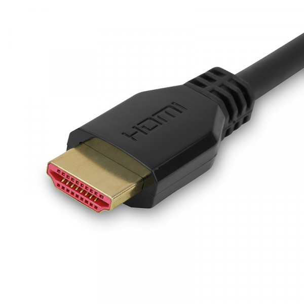 Ultra HDMI Kabel, 8K, vergoldet 1,0 m schwarz