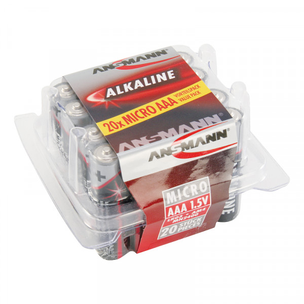 Ansmann Alkaline / Micro AAA Batterie 20er Box