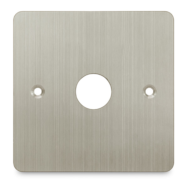 Edelstahl Klingel-/Tasterblende 86x86 mm Restposten! Nur solange Vorrat!