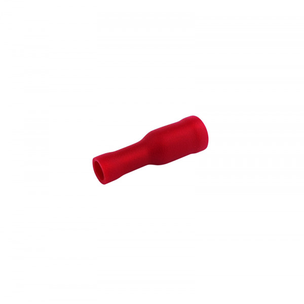 Rundsteckhülsen 0.5-1.5 mm 50 Stück rot in Plastikbox BLANKO
