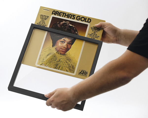 Dynavox Schallplattencover-Wechselrahmen CF1 Bambus schwarz