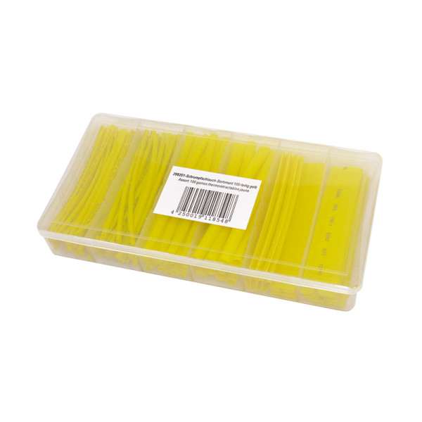 Schrumpfschlauch-Sort. 100-t. gelb Box Restposten! Nur solange Vorrat!