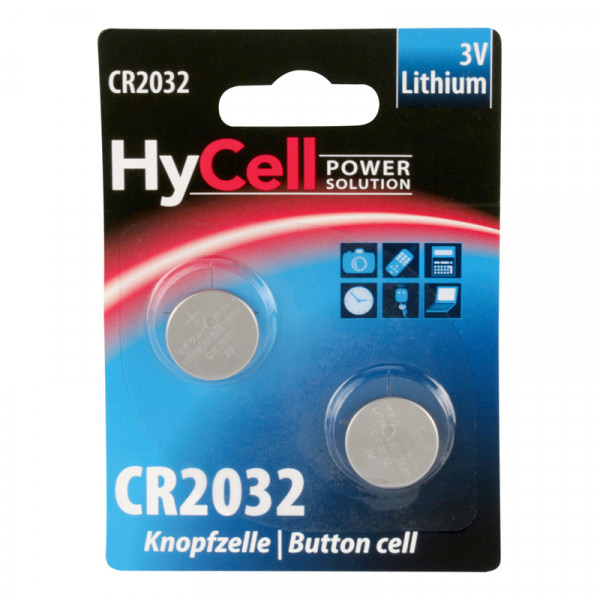 HyCell Lithium / CR2032 Batterie 2er Blister