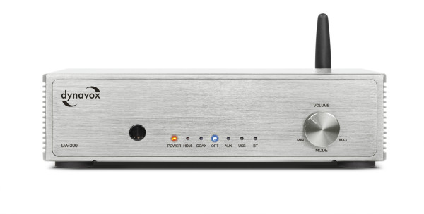 Dynavox DA-300 Kompaktverstärker silber mit HDMI ARC