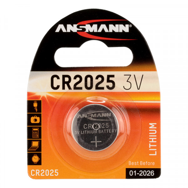 Ansmann Lithium / CR2025 Batterie 1er Blister