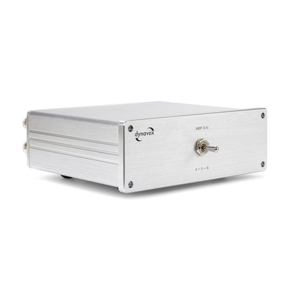Dynavox Verstärker/Boxen-Umschalter AMP-S III silber