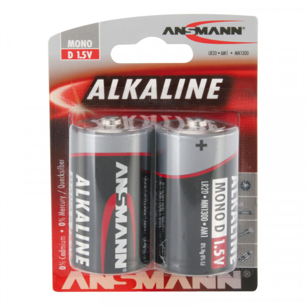 Ansmann Alkaline / Mono D Batterie 2er Blister