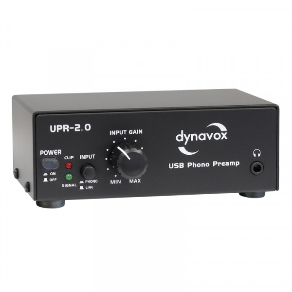 Dynavox USB-Phono-Vorverstärker UPR-2.0 schwarz