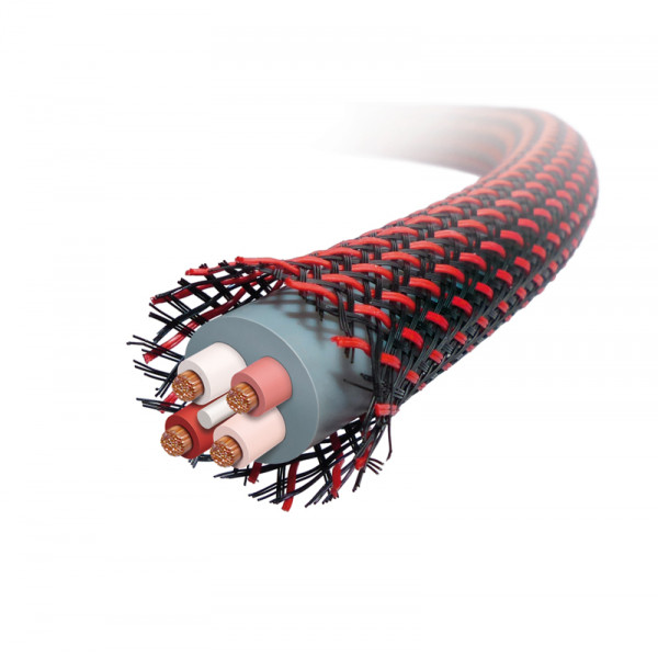 Dynavox Perfect Sound Lautsprecherkabel 4 x 2,5, 1m, Meterware