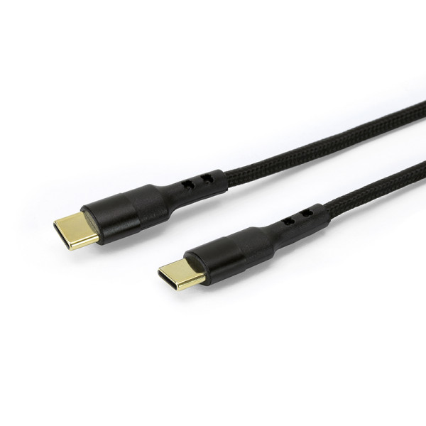 Premium USB-C Adapterkabel auf USB-C schwarz 1 m