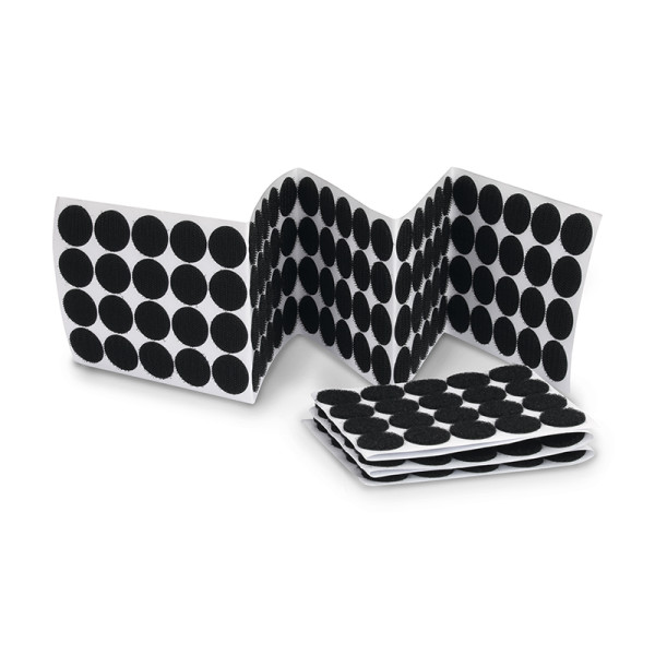 Klettbandpads selbstkl. 25 mm rund 100x Restposten! Nur solange Vorrat!