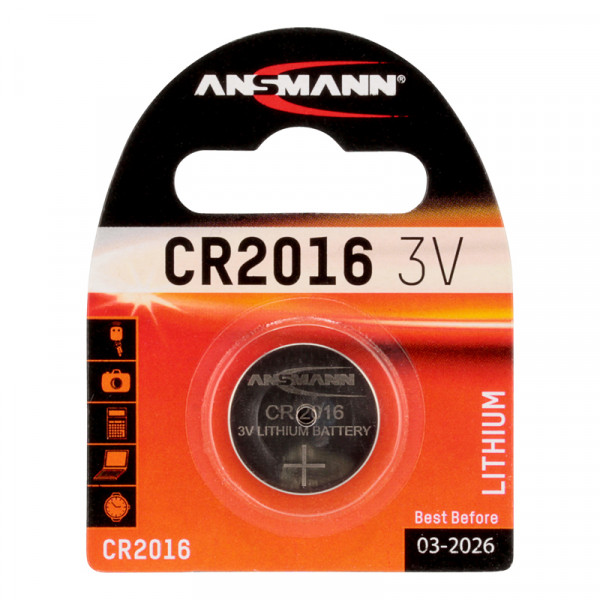 Ansmann Lithium / CR2016 Batterie 1er Blister