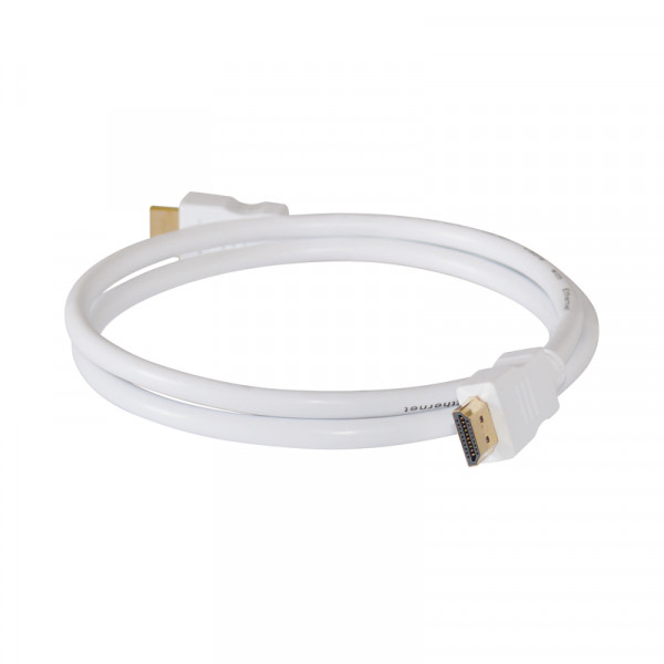 HDMI-Kabel Stecker-Stecker 2,0m weiss vergoldet 1.4